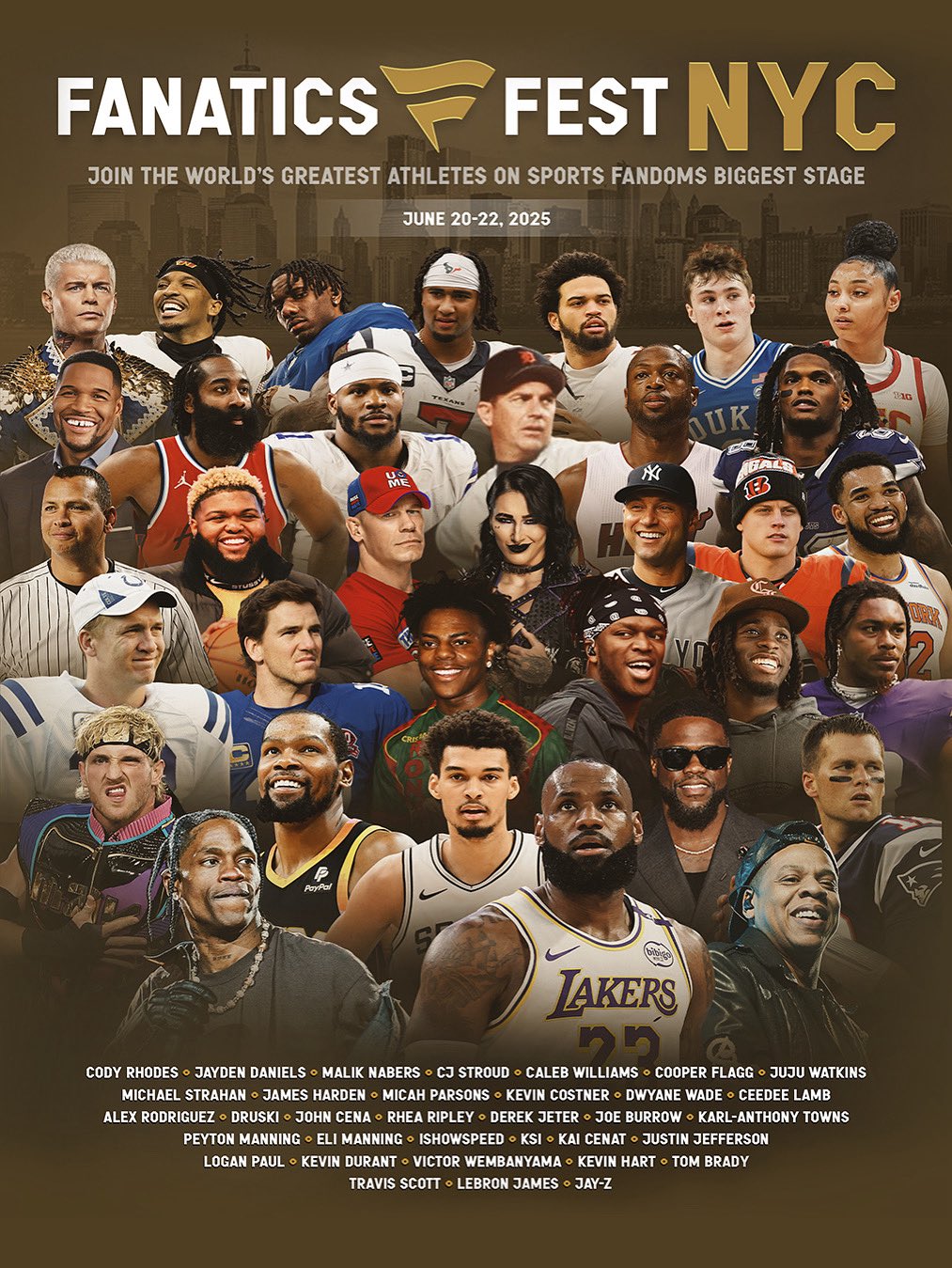 引人注目👀多位NBA球星参加纽约狂欢节 詹韦杜登文班弗拉格在列